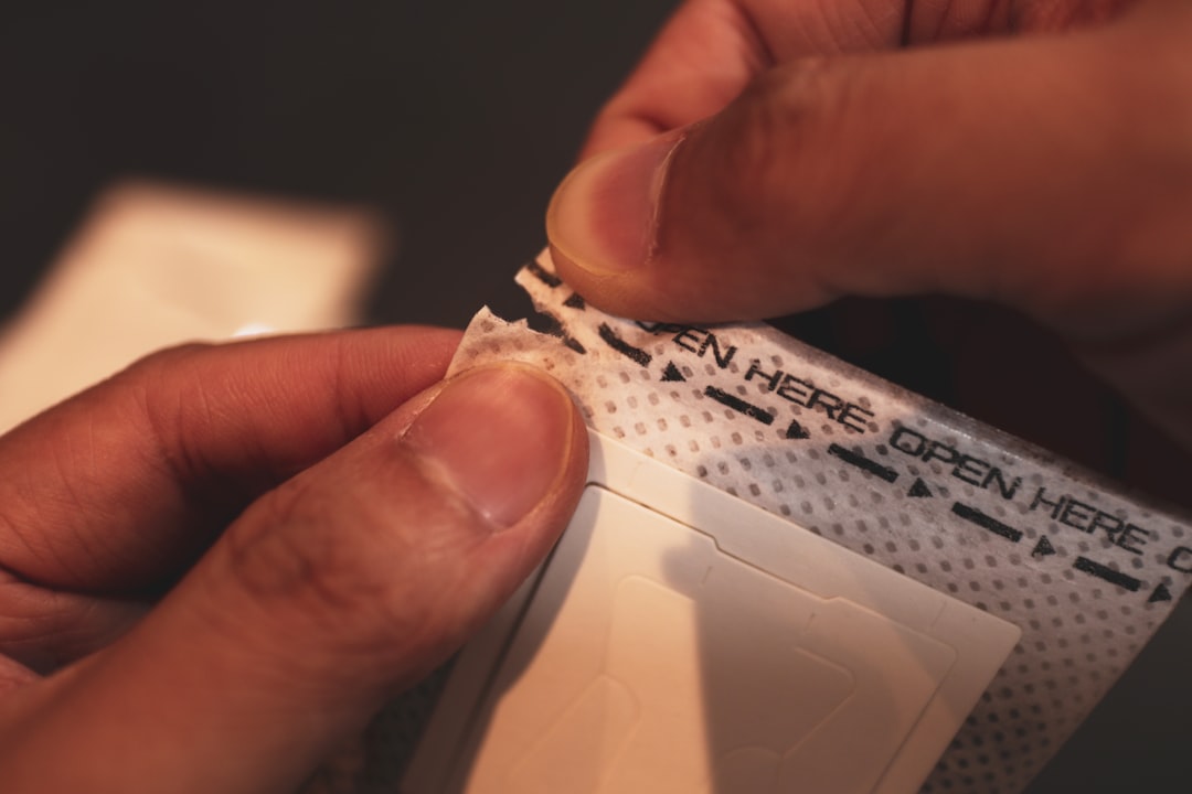 a person holding a piece of paper