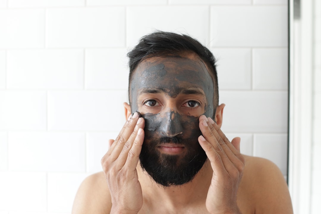 clean face man