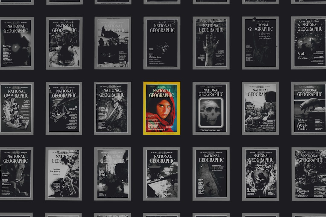 a series of black and white covers of magazines