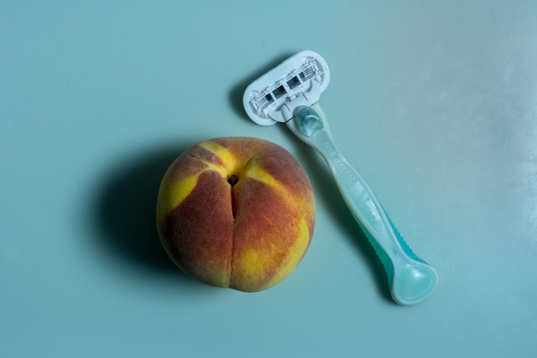 whole brown apple fruit and trimmer